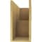 Ekena Millwork 10"W x 30"D x 20"H Classic Chapel Hill Rough Cedar Woodgrain TimberThane Corbel, Primed Tan CORUR10X30X20CHPRCPR - alternate 3